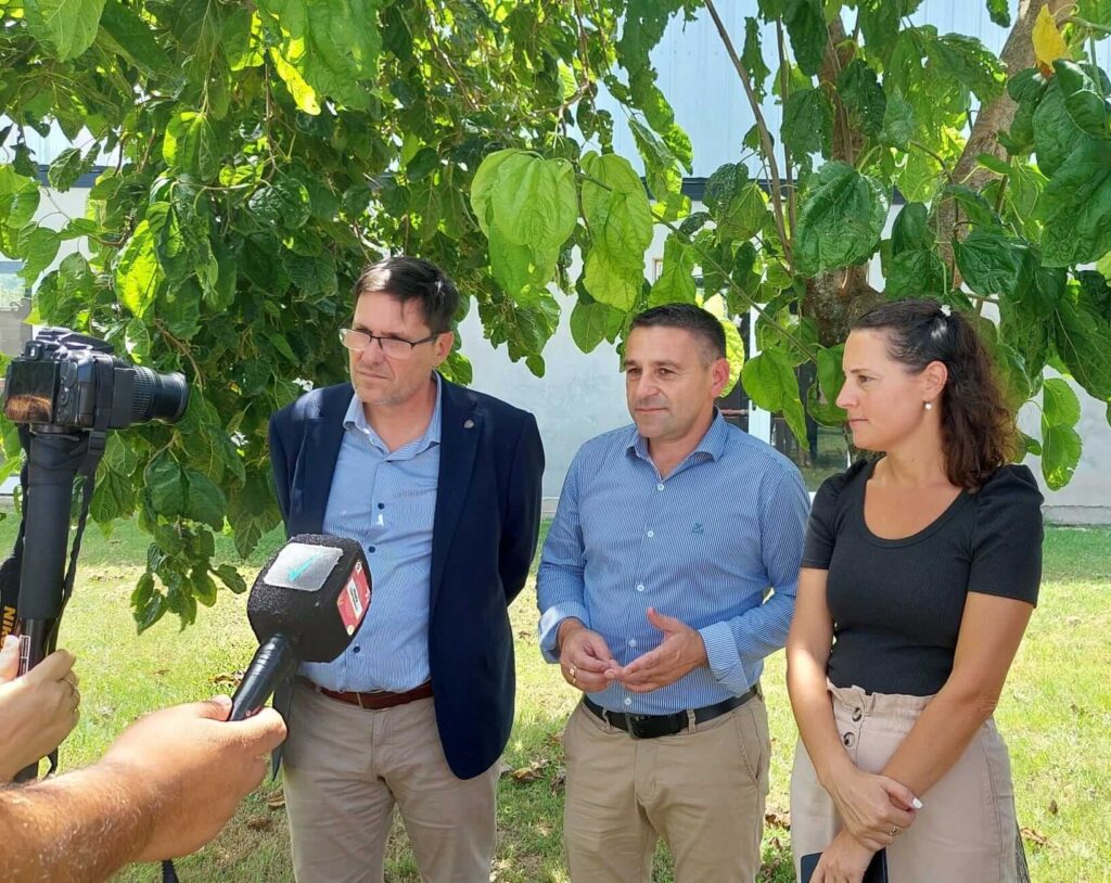 Recibimos al ministro de educación josé goity y a la diputada jimena senn