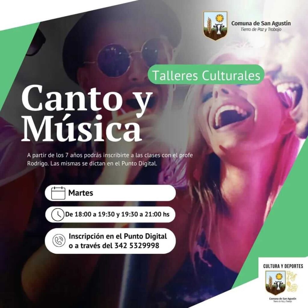 🚀 Abrimos inscripciones para los esperados "Talleres Culturales 2024" 🎨🎶. ¡No pierdas esta oportunidad de aprender y divertirte!