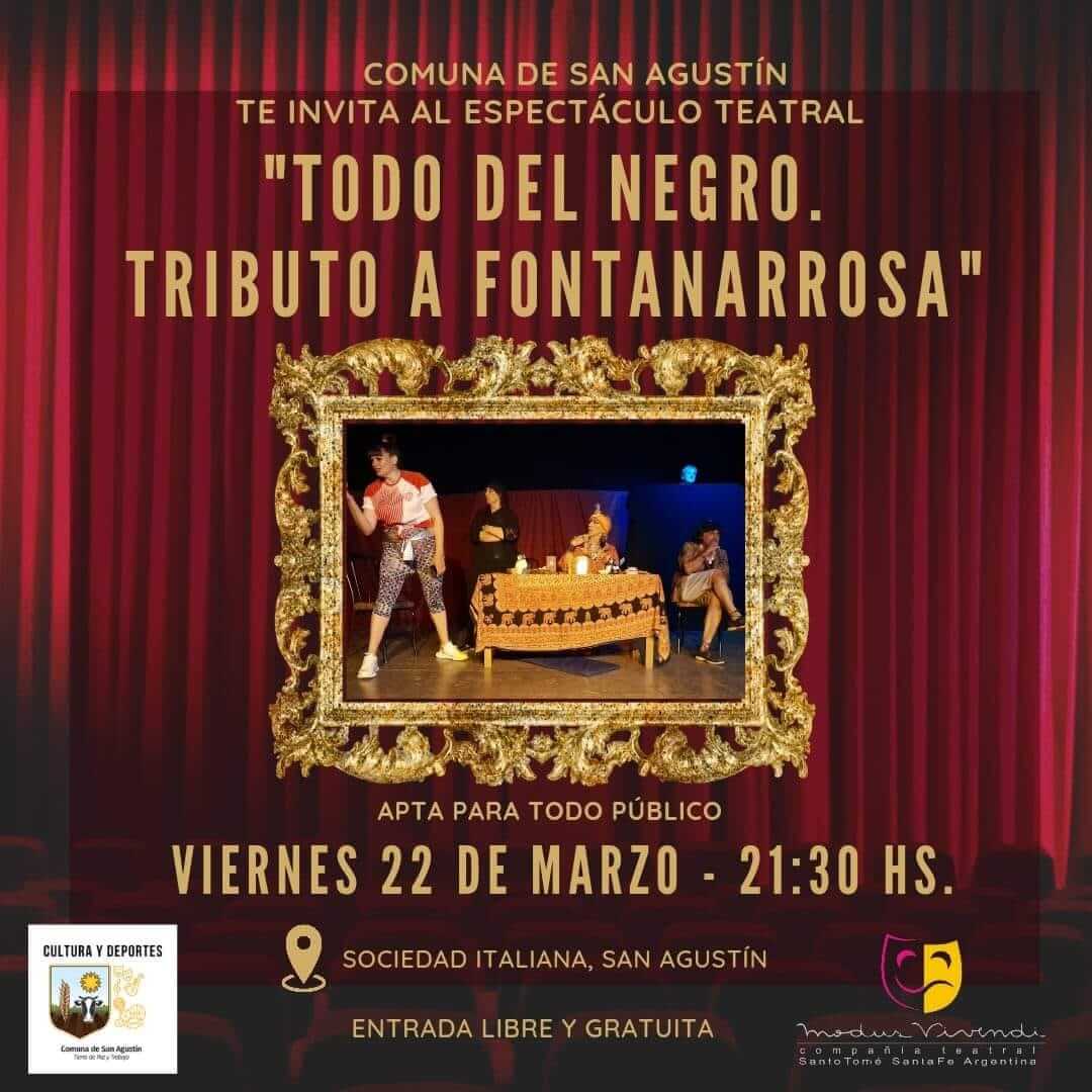 🎭"Todo del negro. tributo a Fontanarrosa"