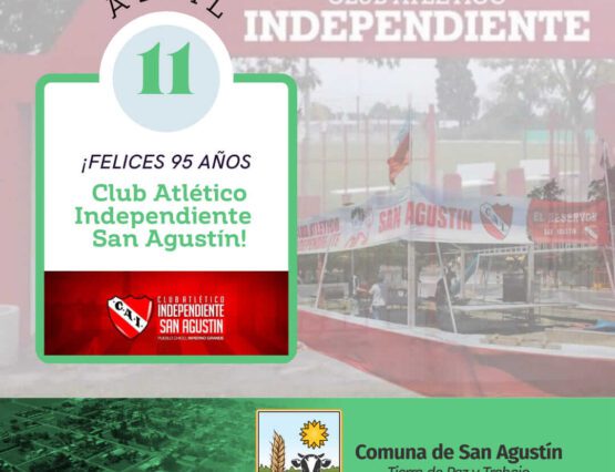 ¡Felicitaciones al Club Atlético Independiente de San Agustín por sus 95 años de pasión, esfuerzo y gloria! 🔴🎉👹