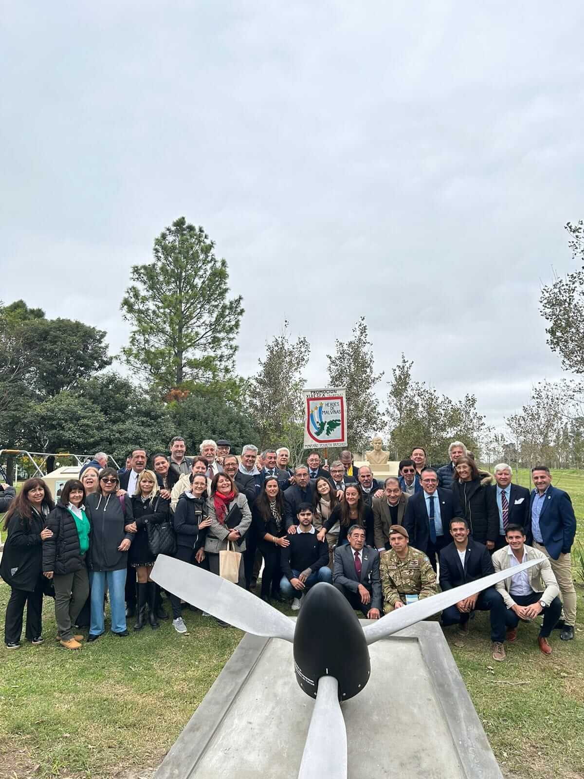 Acto homenaje a nuestro héroe de Malvinas, José Luis peralta