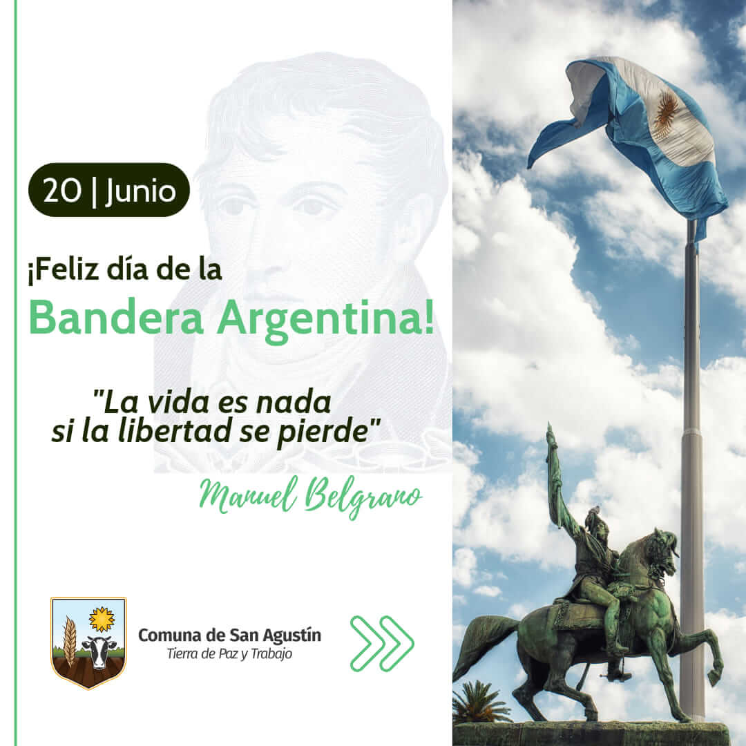 ¡Feliz día de la Bandera! 🇦🇷♥️