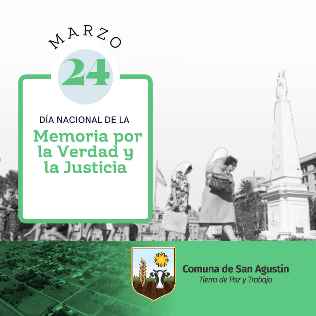 🗓️ Hoy, 24 de marzo, conmemoramos el Día Nacional de la Memoria