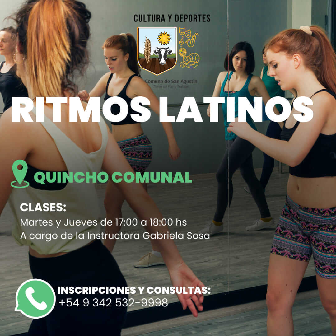 ¡🎉 Estamos emocionados de anunciar que abrimos la inscripción a Ritmos Latinos! 💃🕺