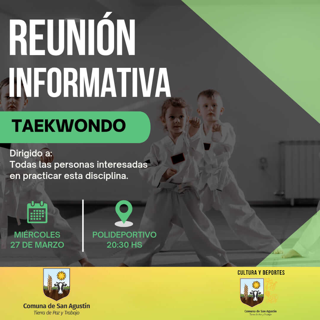 🥋 ¡Atención comunidad de San Agustín!