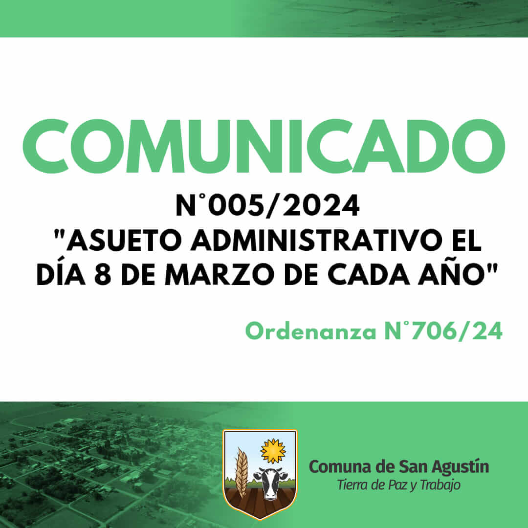 ORDENANZA N°706/2024