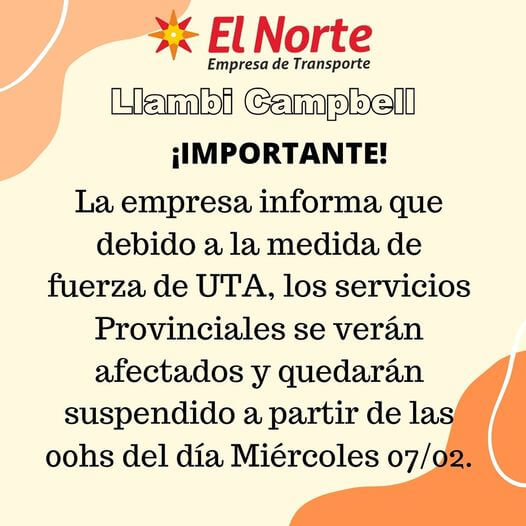 ❗️IMPORTANTE 🚌