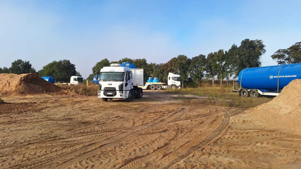 avanza la construcción de la estación de servicio en san agustín