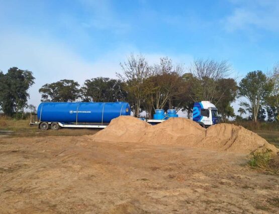 Avanza la construcción de la estación de servicio en San Agustín