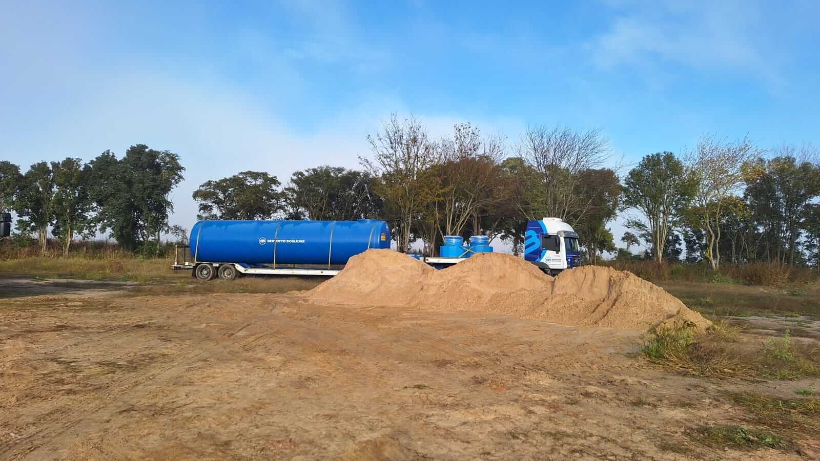 Avanza la construcción de la estación de servicio en San Agustín