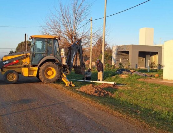 Avanza la obra de alumbrado público