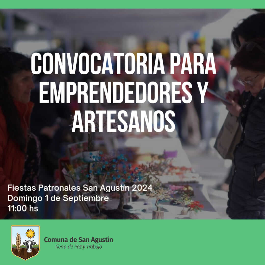 convocatoria para artesanos y emprendedores