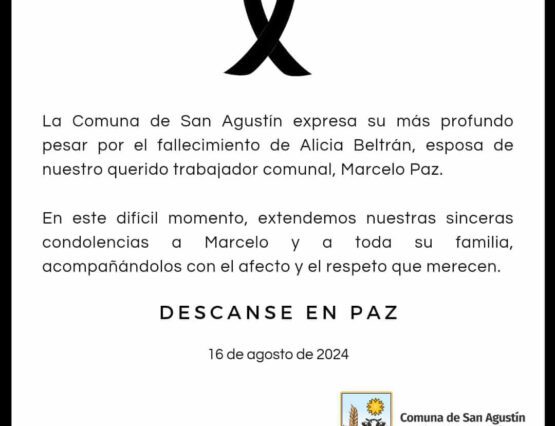 Condolencias