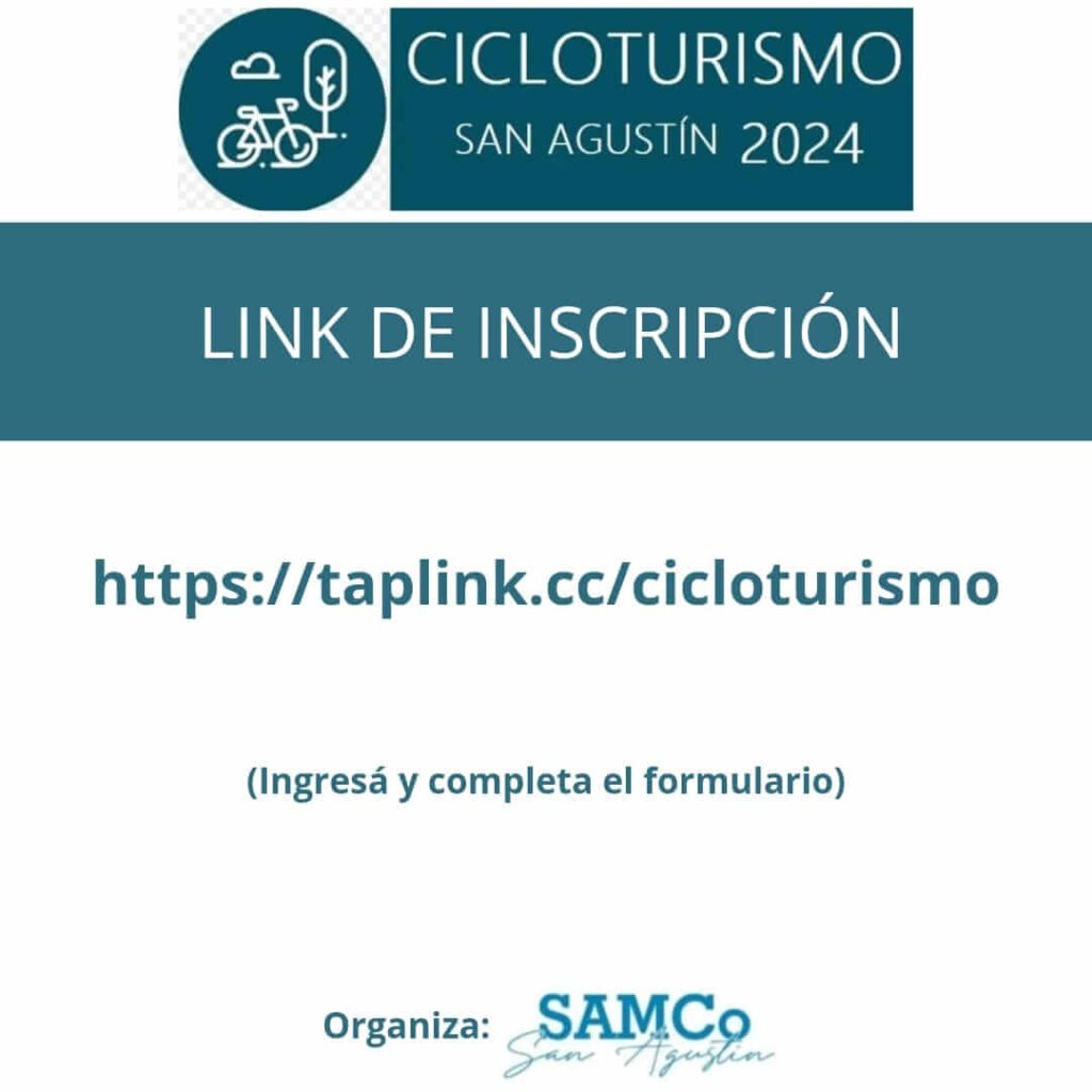 CICLOTURISMO SAN AGUSTIN