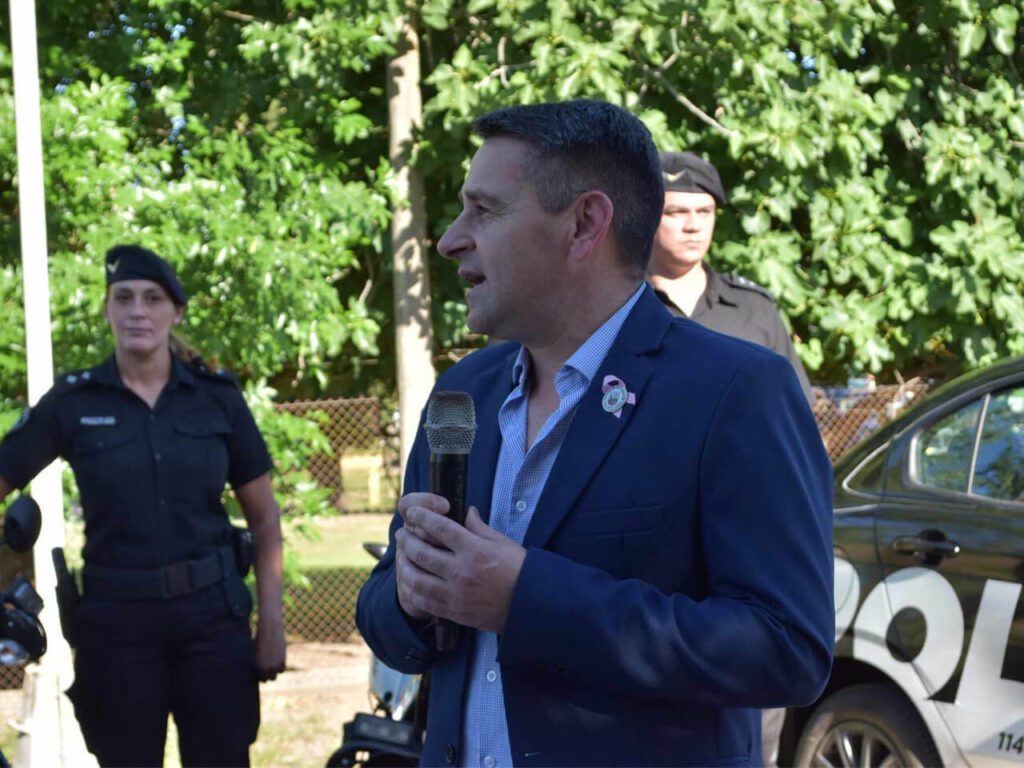 San Agustín, sede del acto de entrega de nuevas unidades policiales para el dto. las colonias