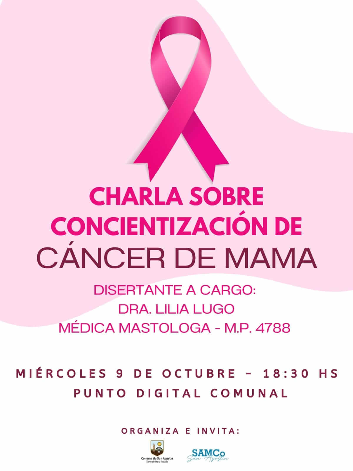 Charla de Concientización sobre Cáncer de Mama