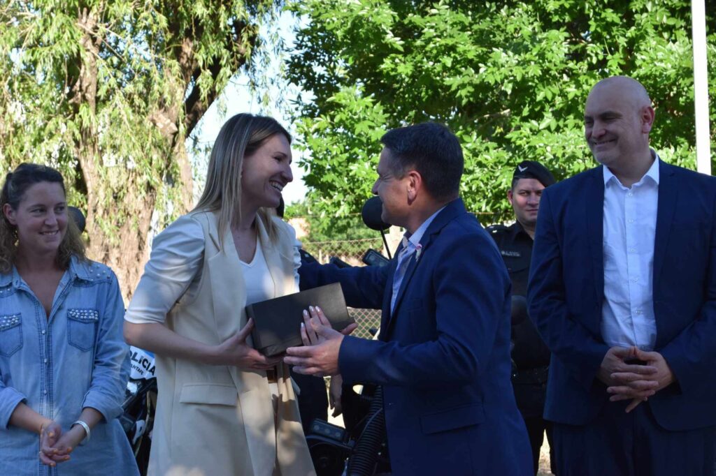 San Agustín, sede del acto de entrega de nuevas unidades policiales para el dto. las colonias