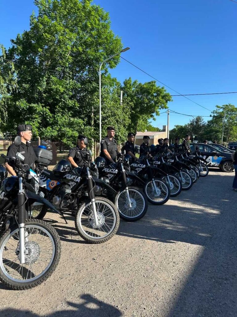 San Agustín, sede del acto de entrega de nuevas unidades policiales para el dto. las colonias