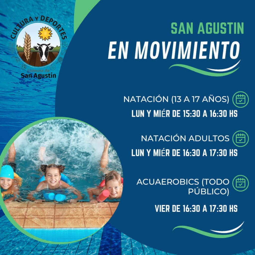 San Agustín se pone en movimiento: ¡Inscribite al programa de Cultura y Deportes!