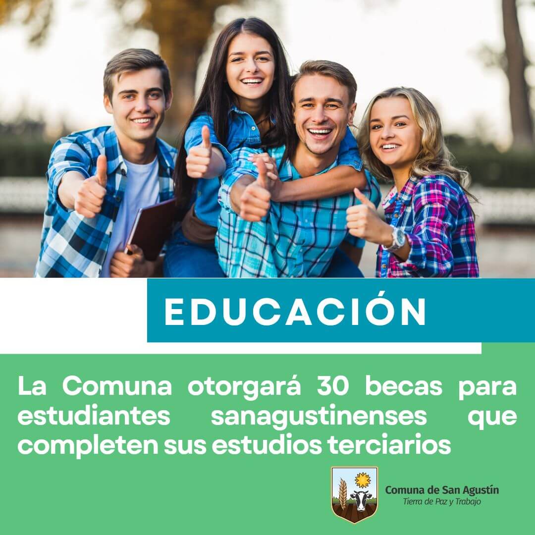 La comuna otorgará 30 becas a estudiantes terciarios