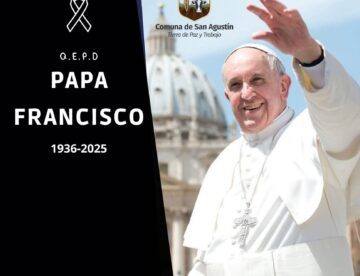 Condolencias por el fallecimiento del papa francisco