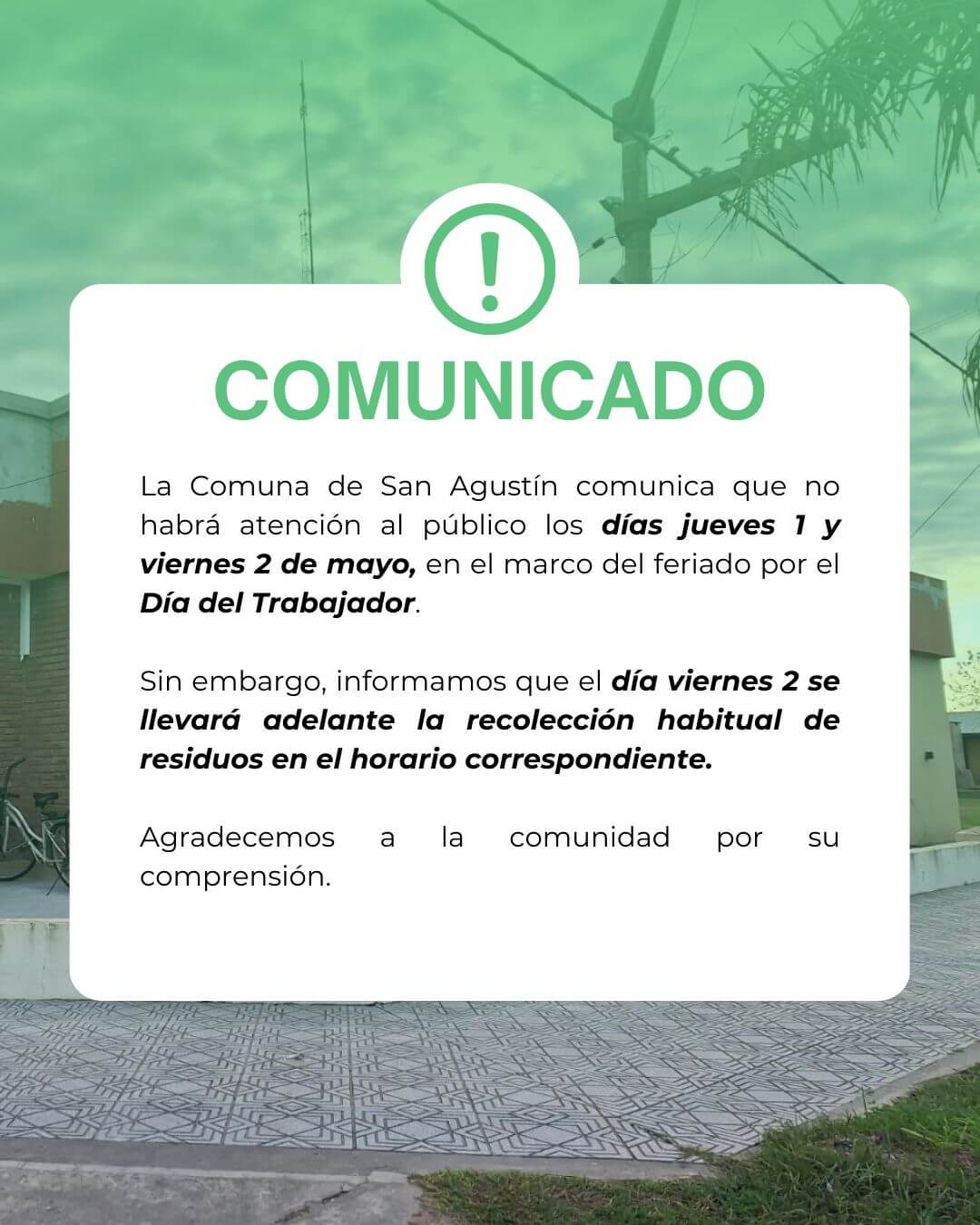 Comunicado