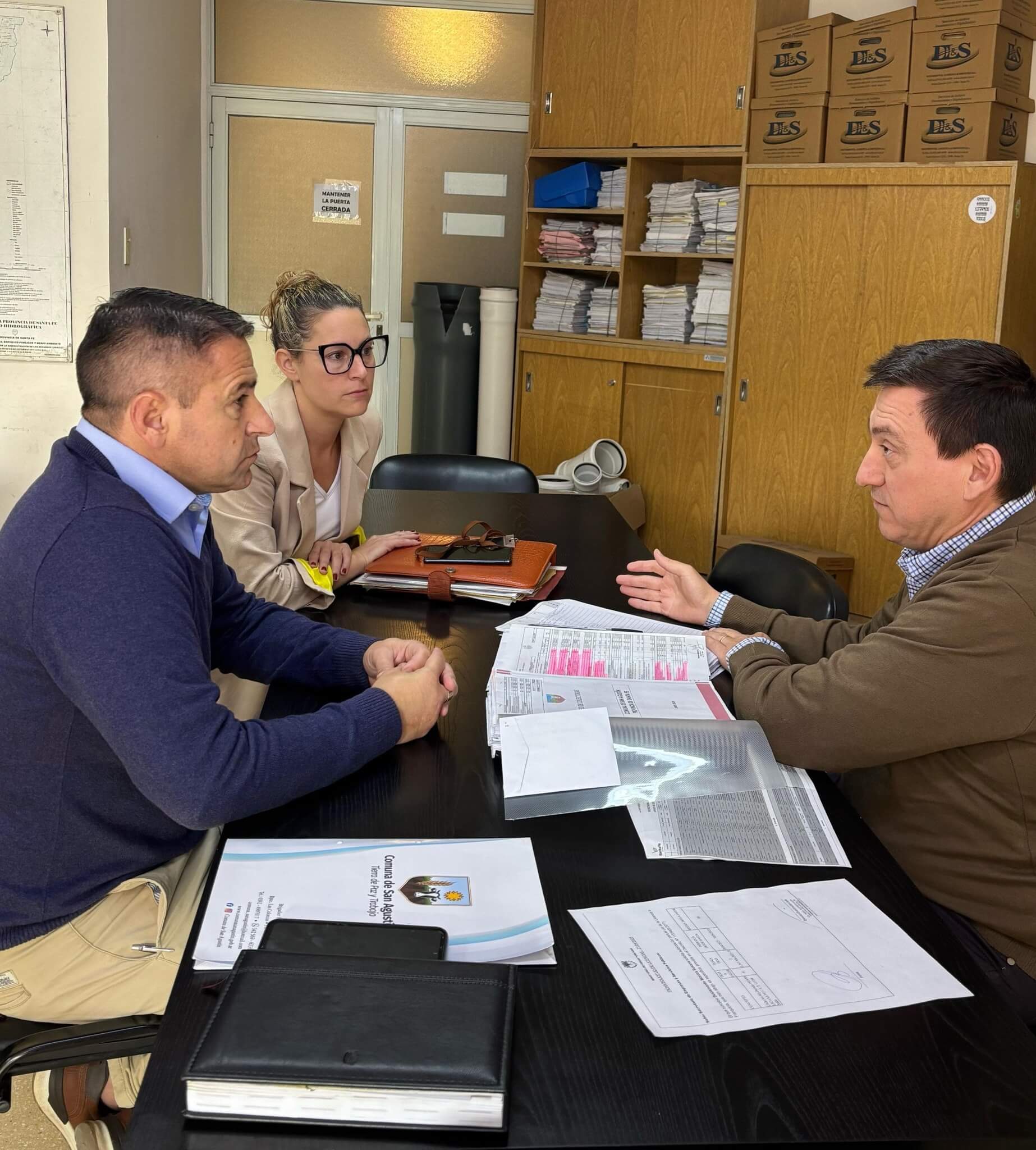 Avanza el proyecto de obras de cloacas para San Agustín