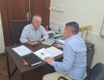 Ciclovía: el presidente comunal presentó el proyecto de la primera etapa