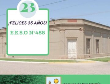 ¡Felices 35 Años E.E.S.O N° 488!